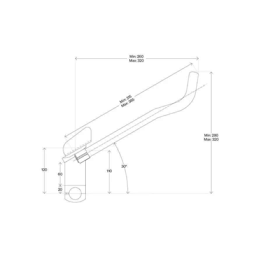 Verlängerungen DEDA PARABOLICA PRO