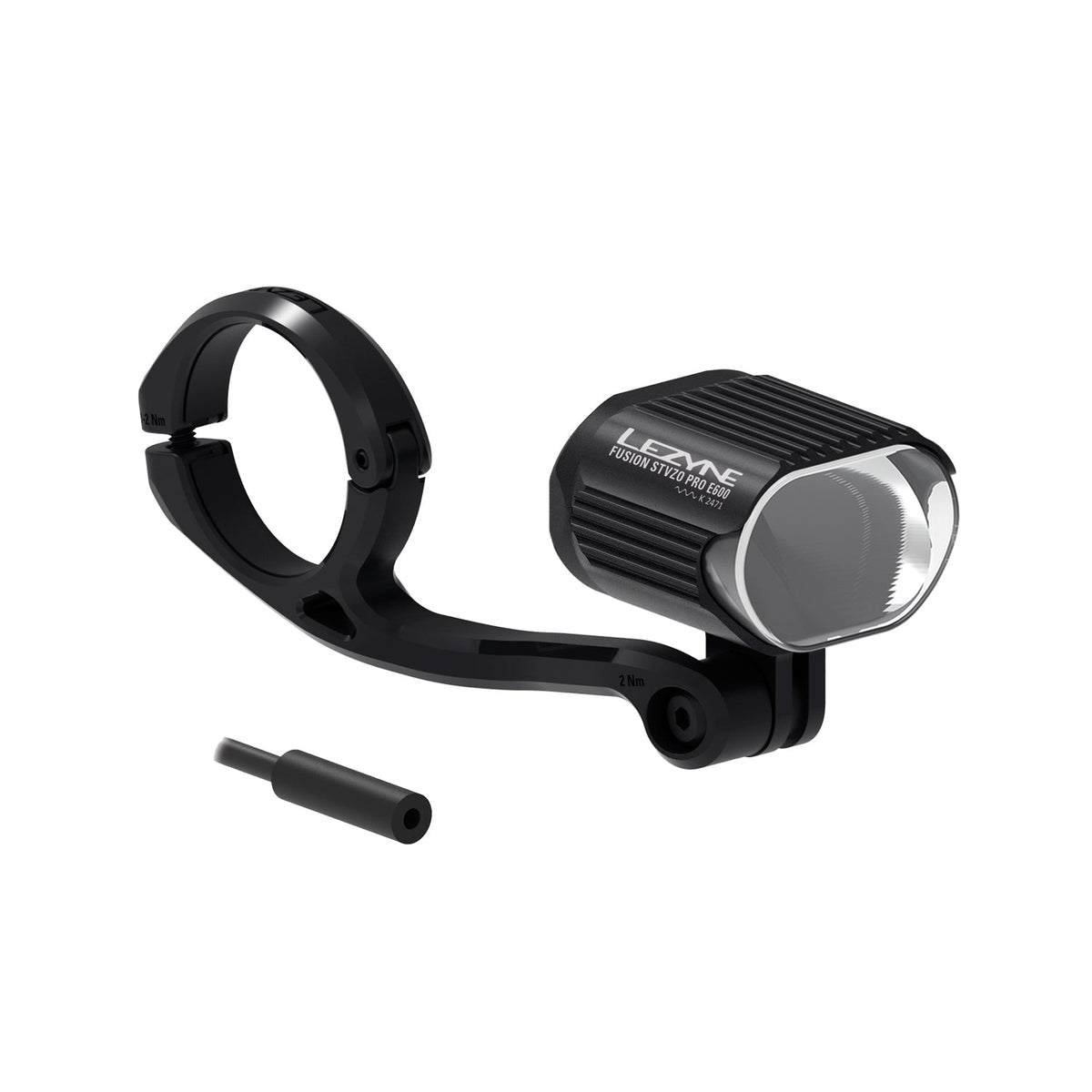 Eclairage Avant LEZYNE FUSION PRO E-BIKE STVZO E600 — lampe, fixation et vis