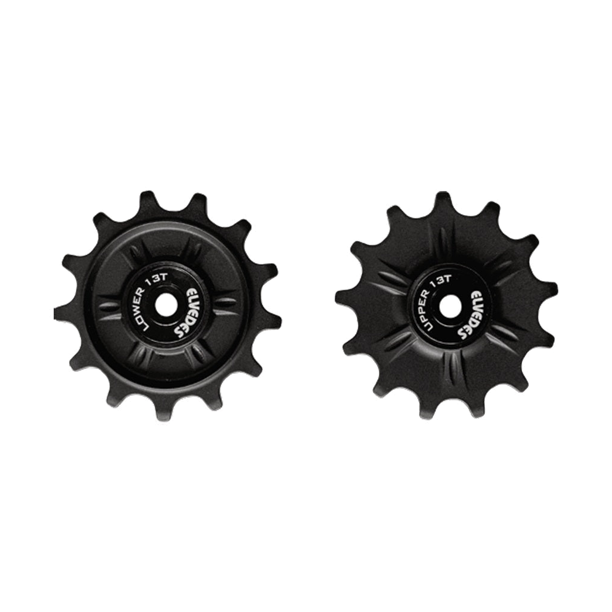 ELVEDES-Schaltröllchen mit 12/14 Zähnen für Sram 12-fach, Ringlager, NW — Teil auf weißem Hintergrund