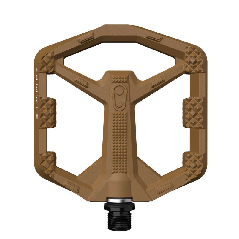 Pedale flach CRANKBROTHERS STAMP 0 Small Braun