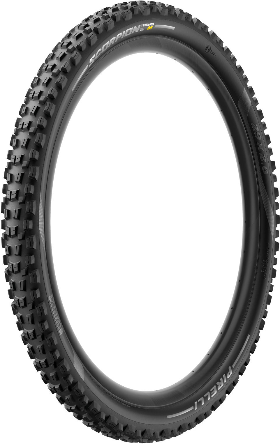 Pneu PIRELLI SCORPION ENDURO M COLOUR EDITION 29x2.60 HardWall Tubeless Ready Souple Noir/Or