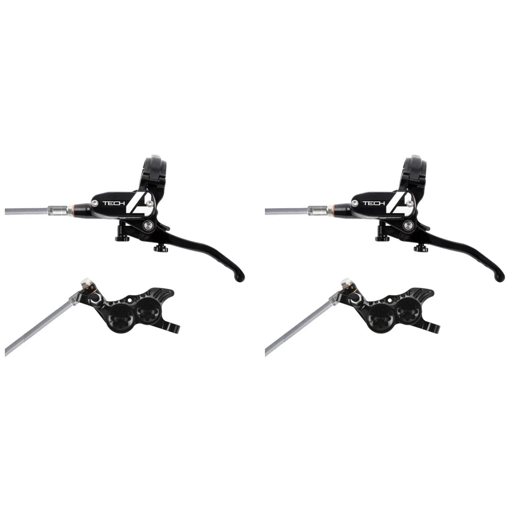 Paar Bremsen HOPE TECH 4 V4 Durite Aviation Schwarz