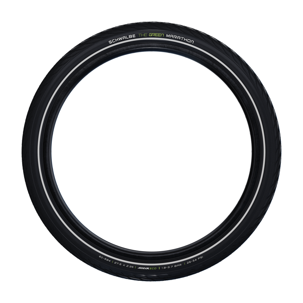 SCHWALBE GREEN MARATHON 27.5x2.15 ADDIX ECO GreenGuard Tubetype Starrer Reifen