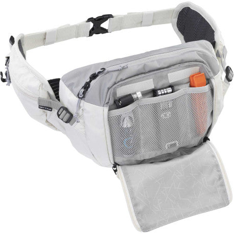Sacoche Banane EVOC HIP PACK 3 L + Poche à Eau 1.5 L Gris