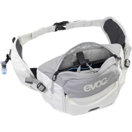 Sacoche Banane EVOC HIP PACK 3 L + Poche à Eau 1.5 L Gris