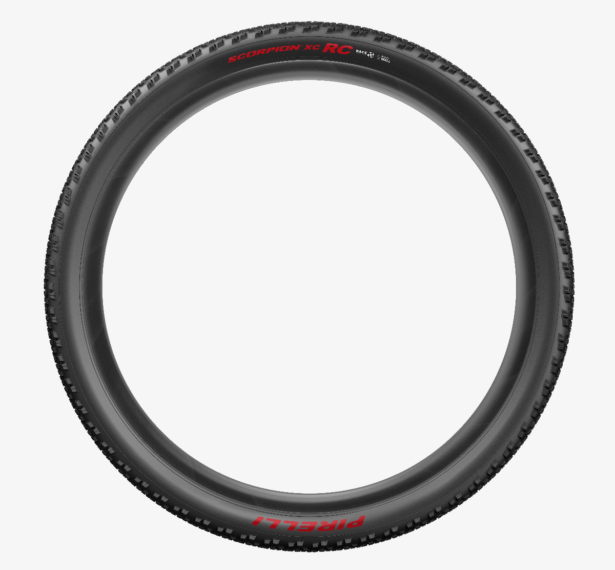 PIRELLI SCORPION RACE XC RC ProWall Reifen 29x2.40 Tubeless Ready Faltreifen Schwarz/Rot