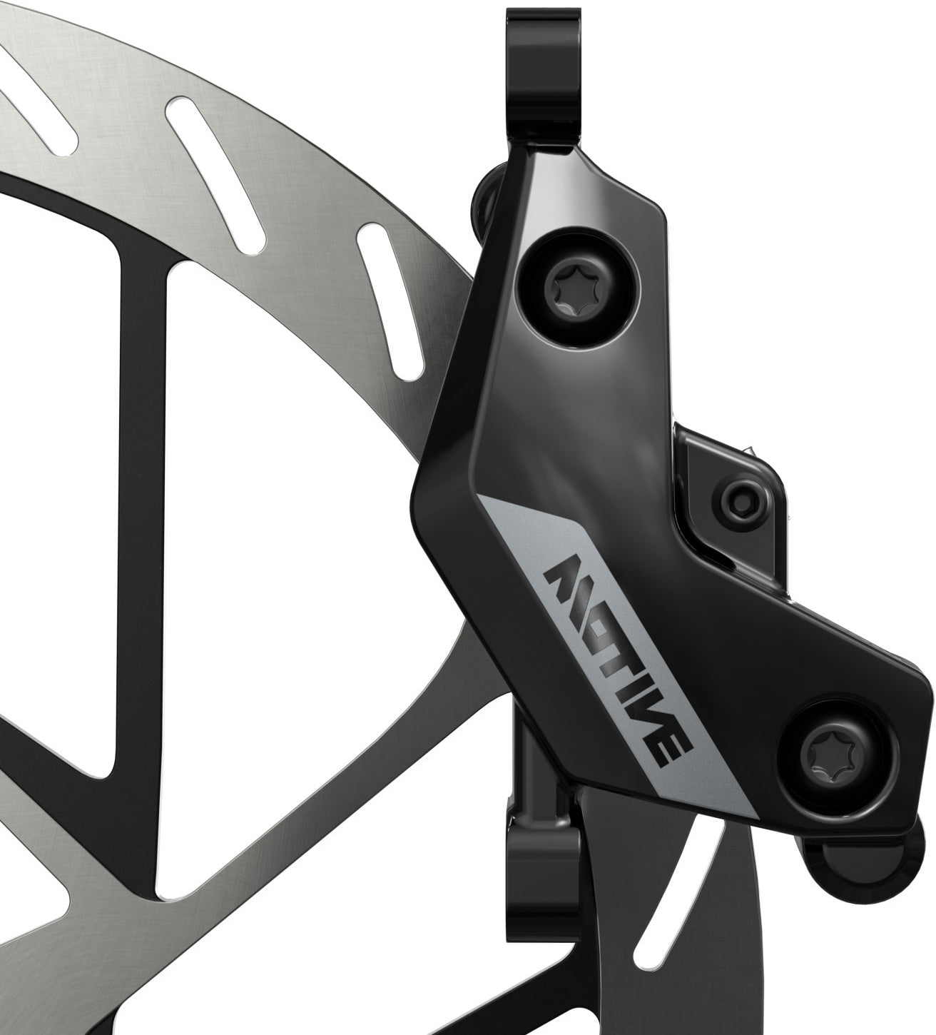 SRAM MOTIVE SILVER Vorderradbremse Schwarz
