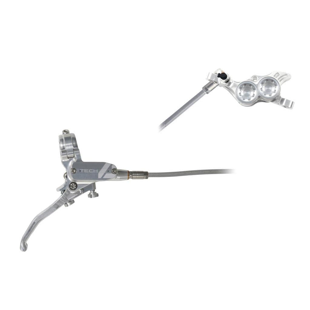 Bremse hinten HOPE TECH 4 E4 Durite Aviation Silber