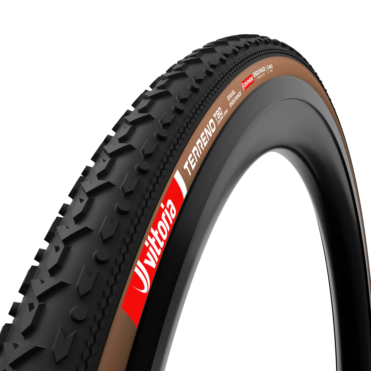 Pneu VITTORIA TERRENO T80 COARSE LOOSE 700x40c Gravel Endurance Tubeless Ready Souple Marron