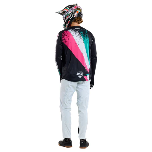 TROY LEE DESIGNS SPRINT FULL PULL Langarmtrikot Schwarz 2025