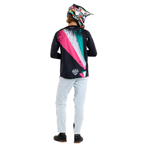 TROY LEE DESIGNS SPRINT FULL PULL Langarmtrikot Schwarz 2025