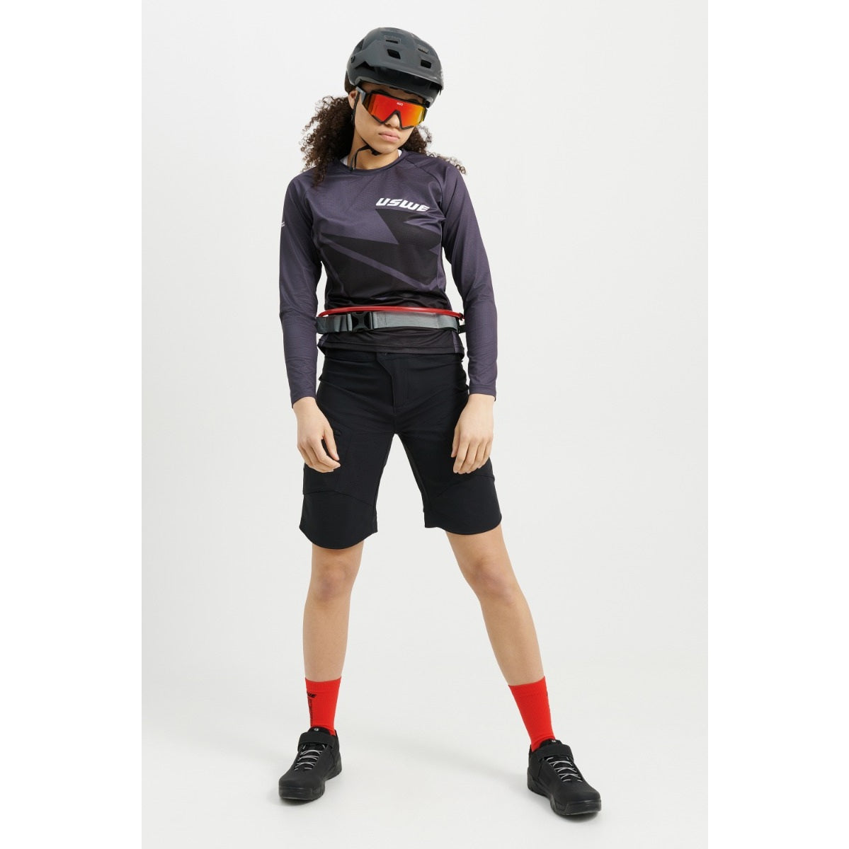 USWE SKRUBB Shorts Damen Schwarz