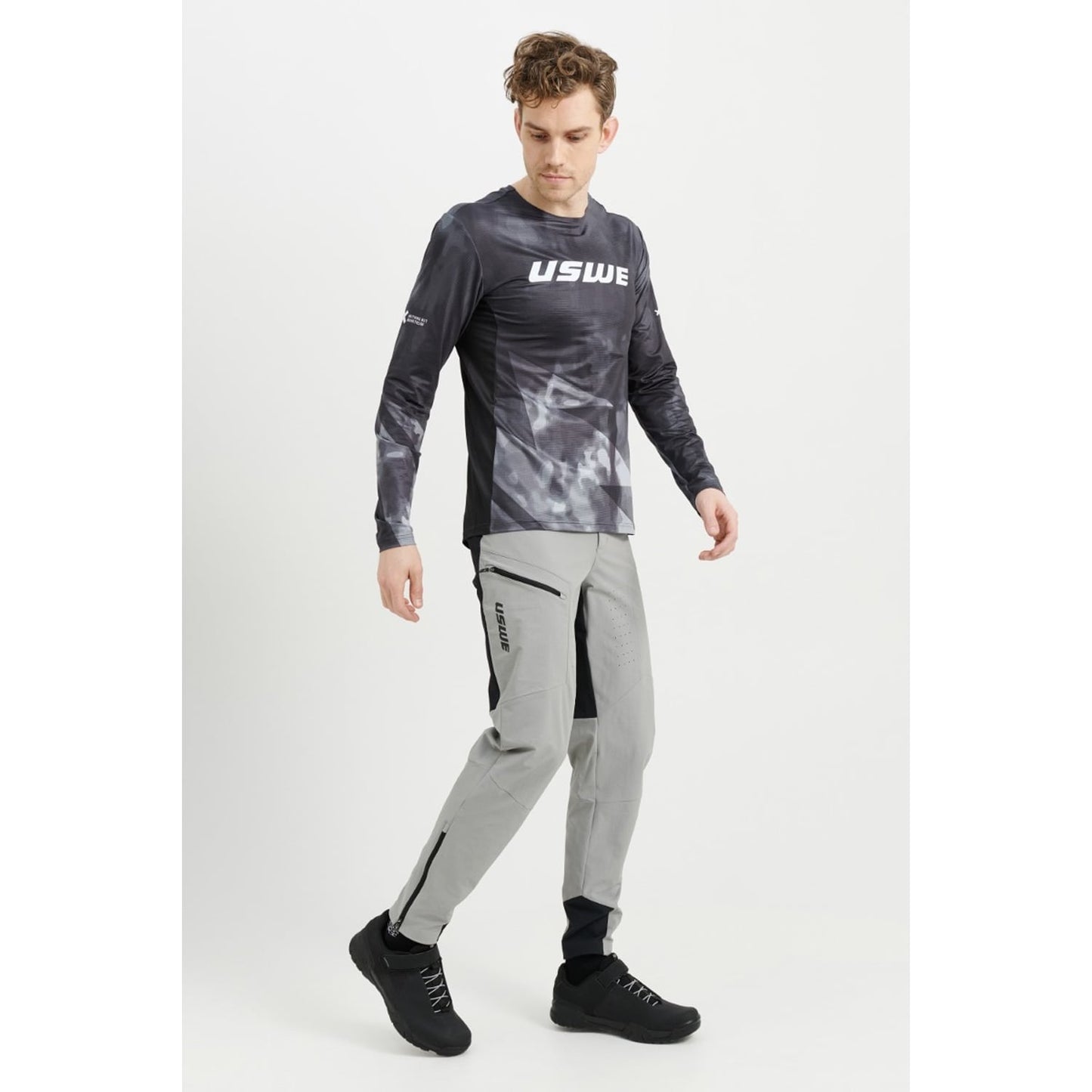 Maillot USWE LUFTIG MTB Manches Longues Noir