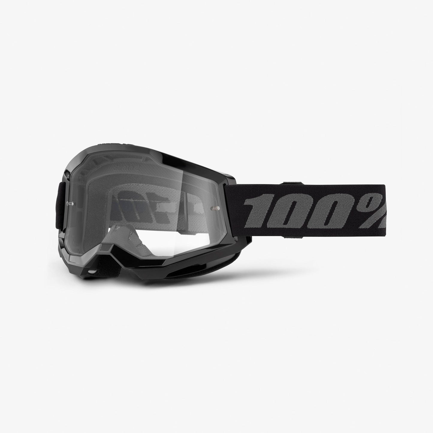 Maske 100% STRATA 2 JUNIOR Schwarz Klares Visier
