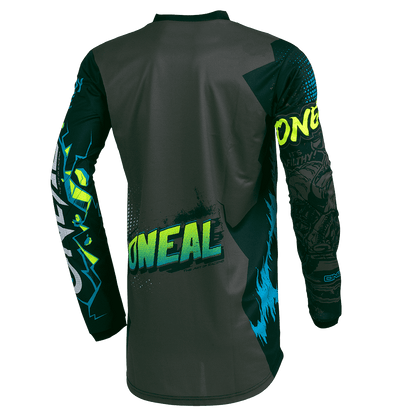 Maillot O'NEAL ELEMENT VILLAIN Junior Manches Longues Gris