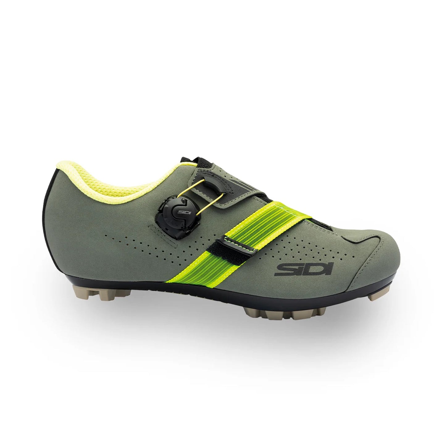 MTB-Schuhe SIDI AERTIS Grün Military/Gelb