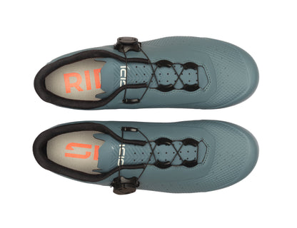 Rennradschuhe Sidi Fast 3 storm grey und ice white, Vorderansicht