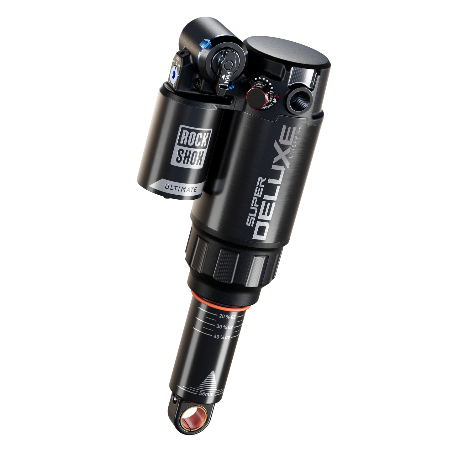 ROCKSHOX SUPER DELUXE ULTIMATE RC2T LINEAR XL D1 Trunnion Stoßdämpfer für Trek Fuel EX Gen6 2023-2025