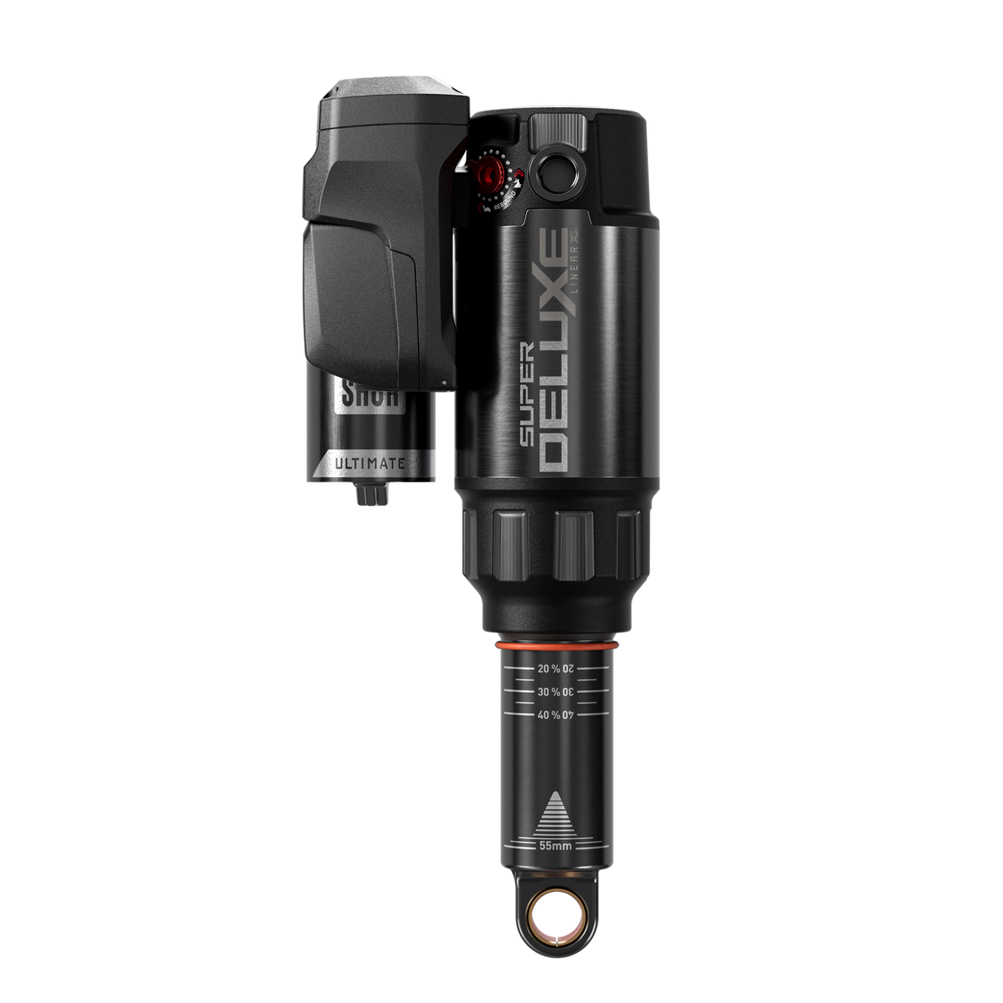 ROCKSHOX SUPER DELUXE ULTIMATE FLIGHT ATTENDANT RC3 HBO LINEAR XL D1 Trunnion Stoßdämpfer für Specialized Enduro 2020+