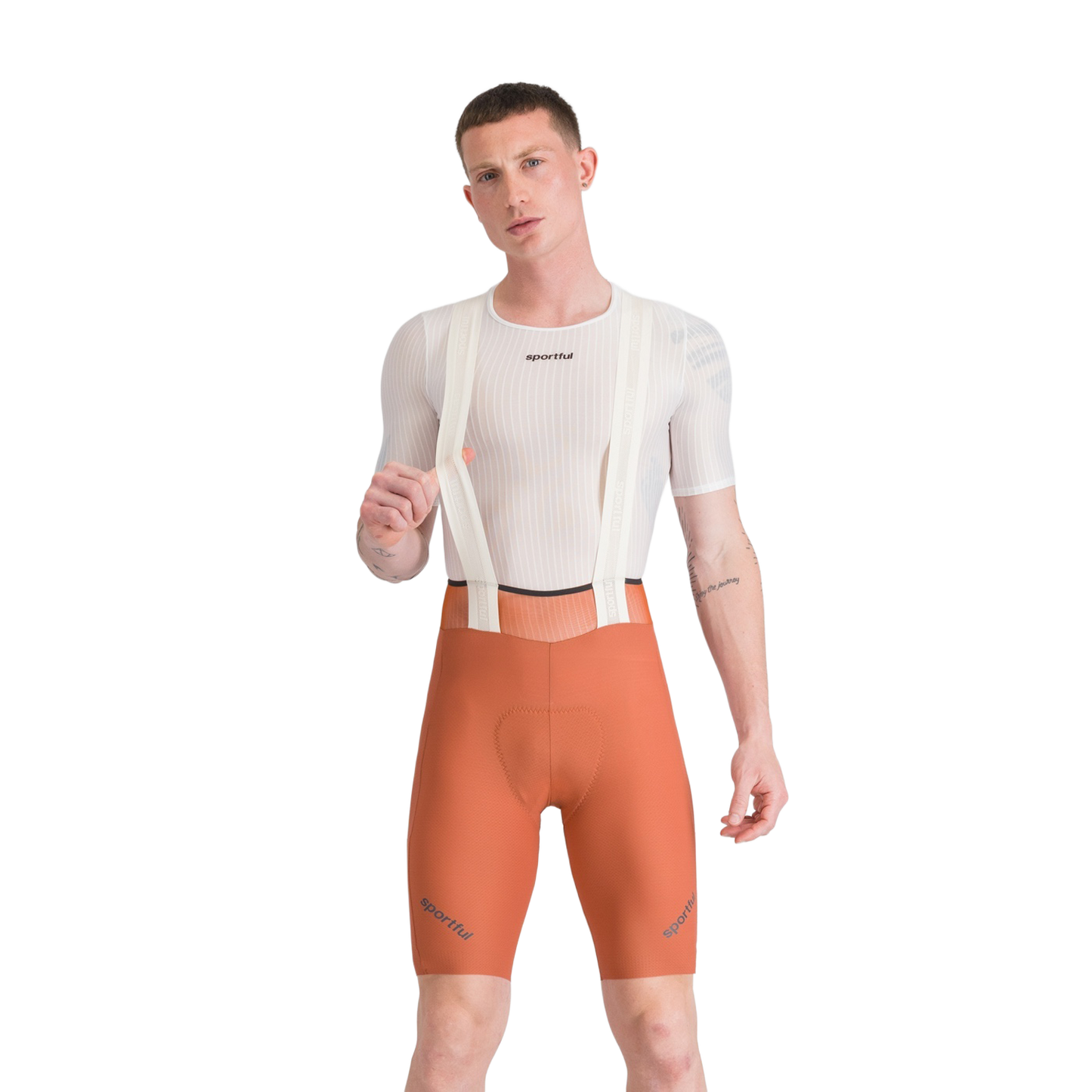 SPORTFUL HYPEREPIC Kurze Trägerhose Orange