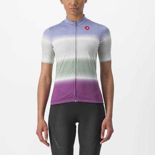 CASTELLI DOLCE Damen Trikot Kurzarm Violett