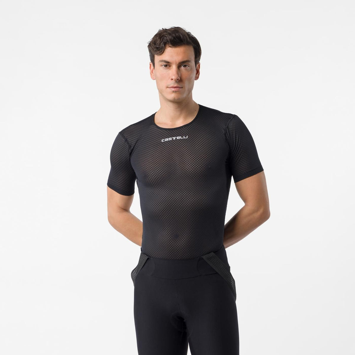 Unterhemd CASTELLI PRO MESH 2.0 Kurzarm Schwarz