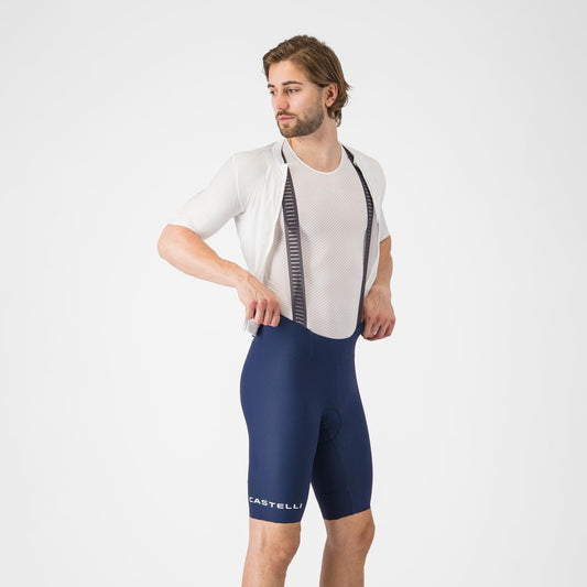 CASTELLI ESPRESSO 2 Kurze Trägerhose Blau