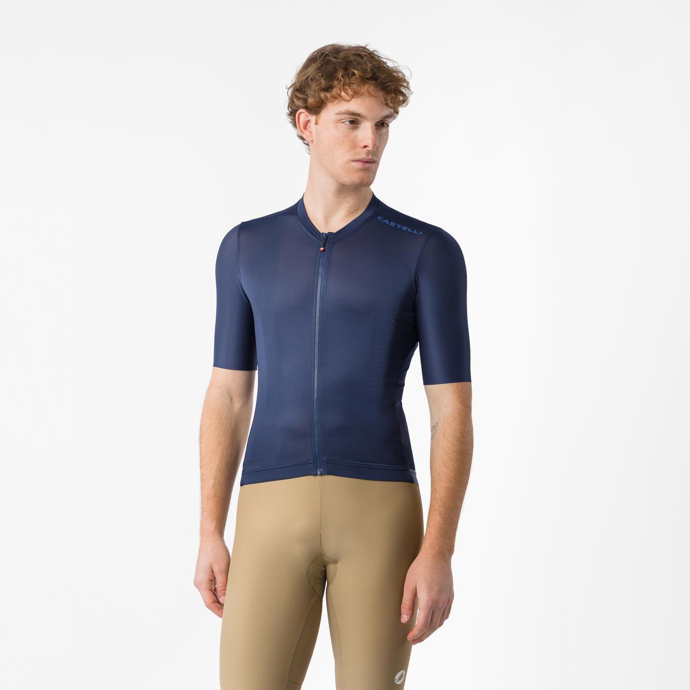 CASTELLI ESPRESSO 2 Trikot Kurzarm Blau