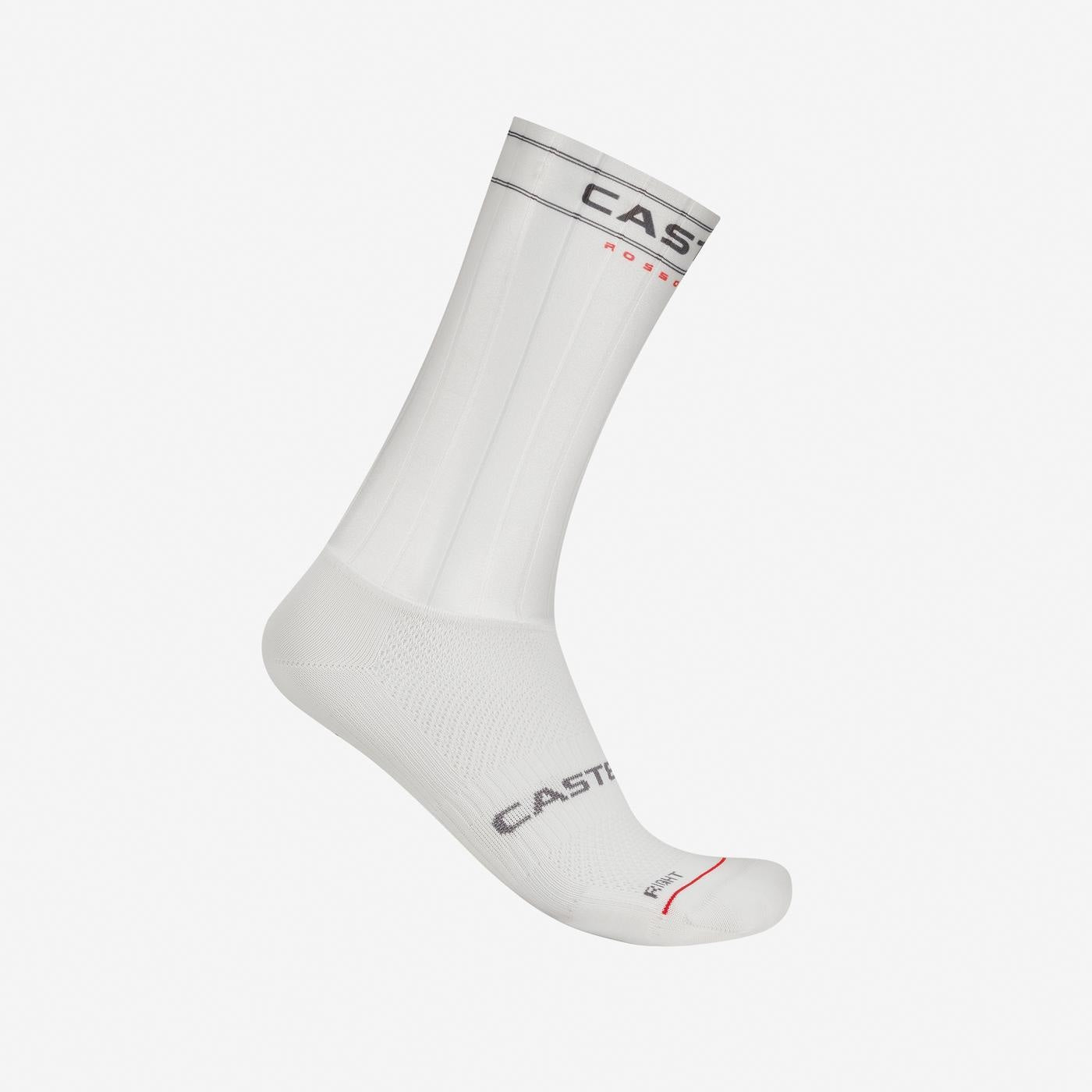 Chaussettes CASTELLI FAST FEET 4 Blanc