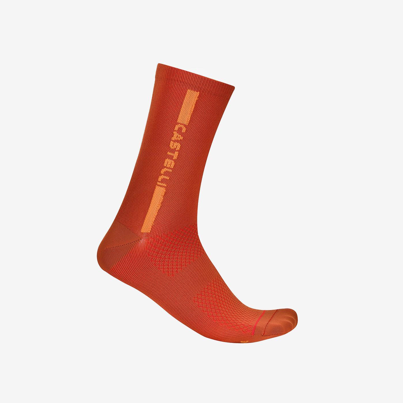 Socken CASTELLI LINEA LOGO 15 Paprika
