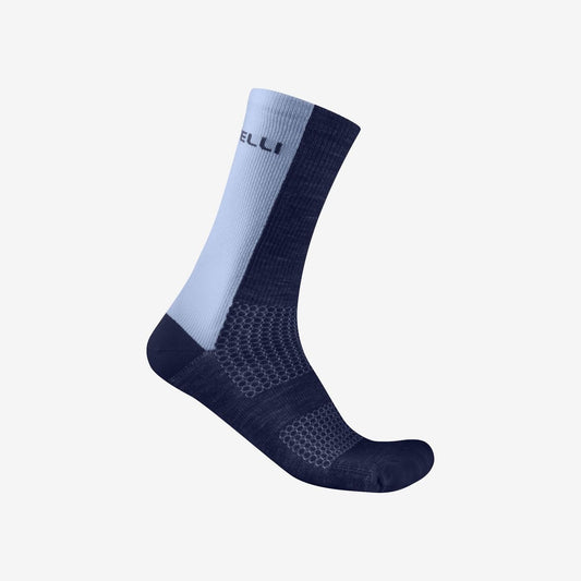 Socken CASTELLI LOGO 18 MERINO Blau