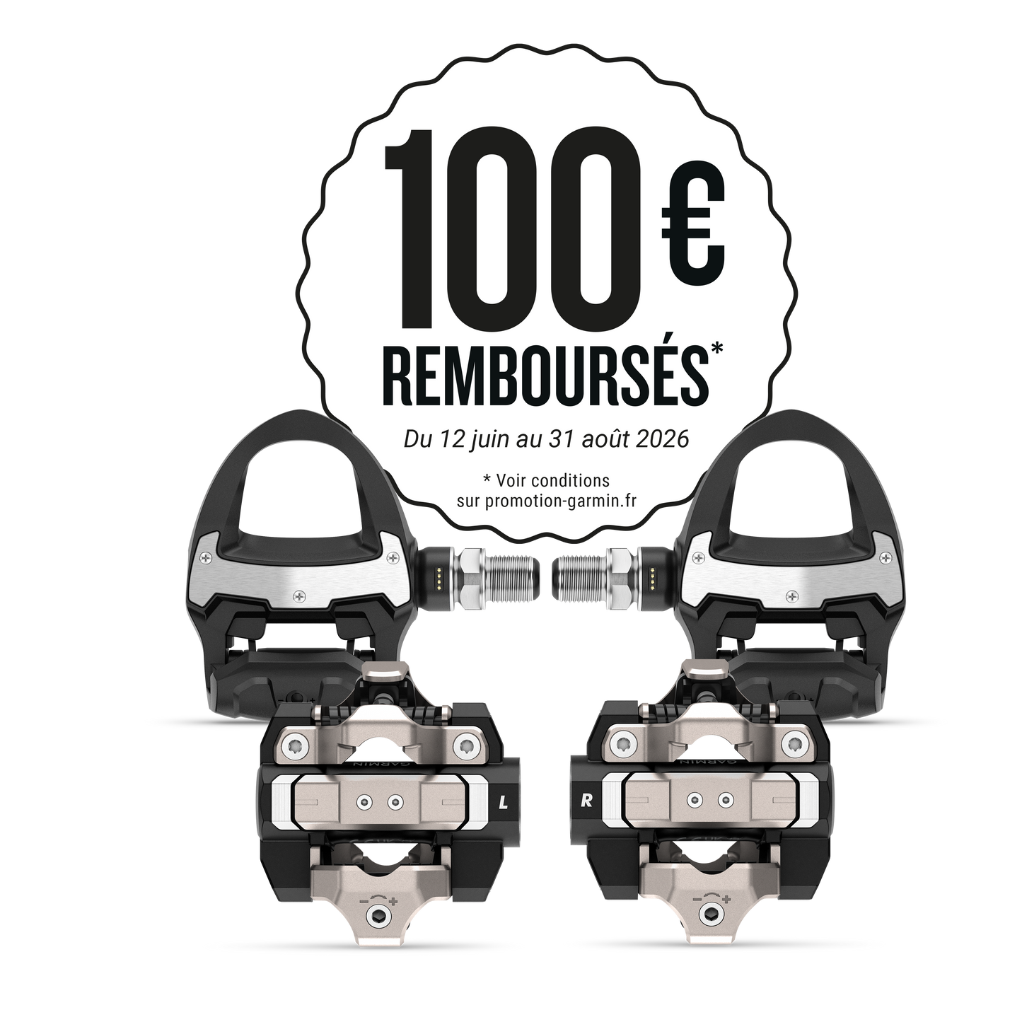 Pedalset Leistungsmesser GARMIN RALLY RS/XC 210