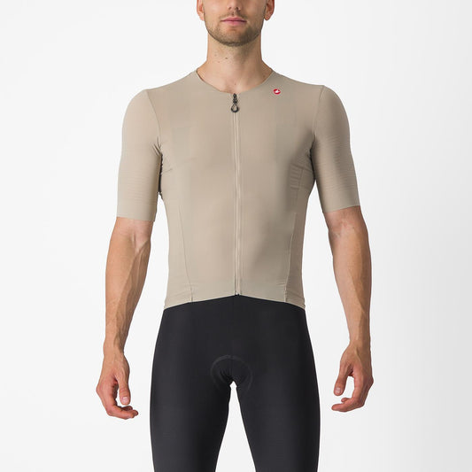 CASTELLI PREMIO Trikot Kurzarm Beige