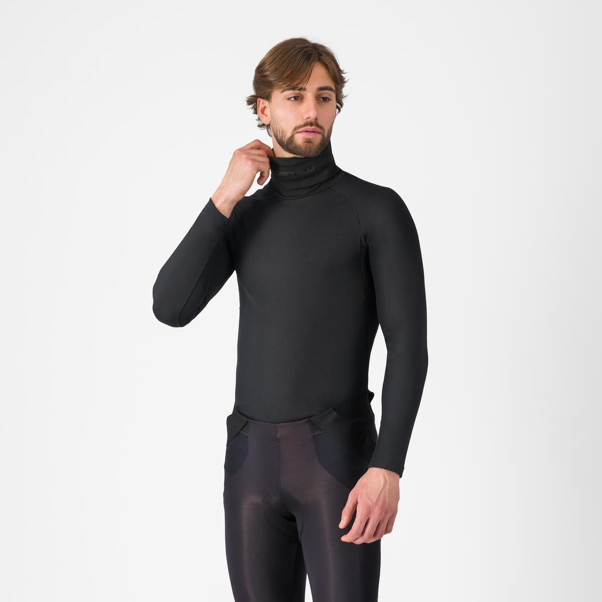 Sous-Vêtement CASTELLI FLANDERS 2 HIGH NECK WARMER Manches Longues Noir
