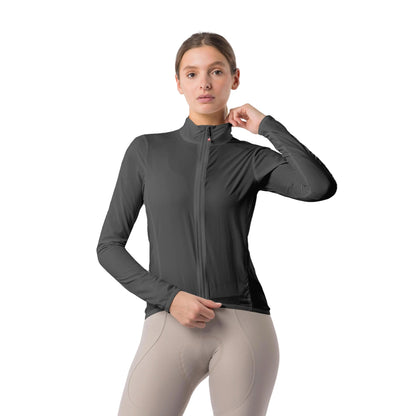 CASTELLI Transition Air Damenjacke in Grau – Vorderansicht