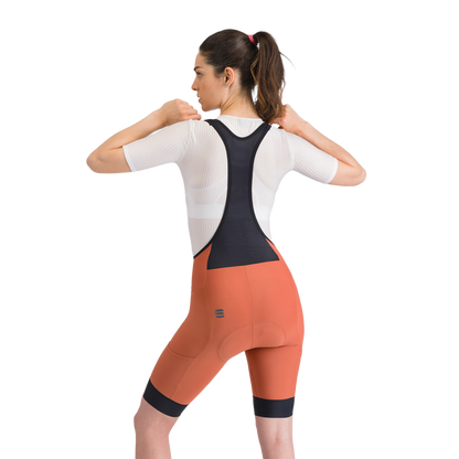 Cuissard Court à Bretelles SPORTFUL GIARA 2 Femme Orange