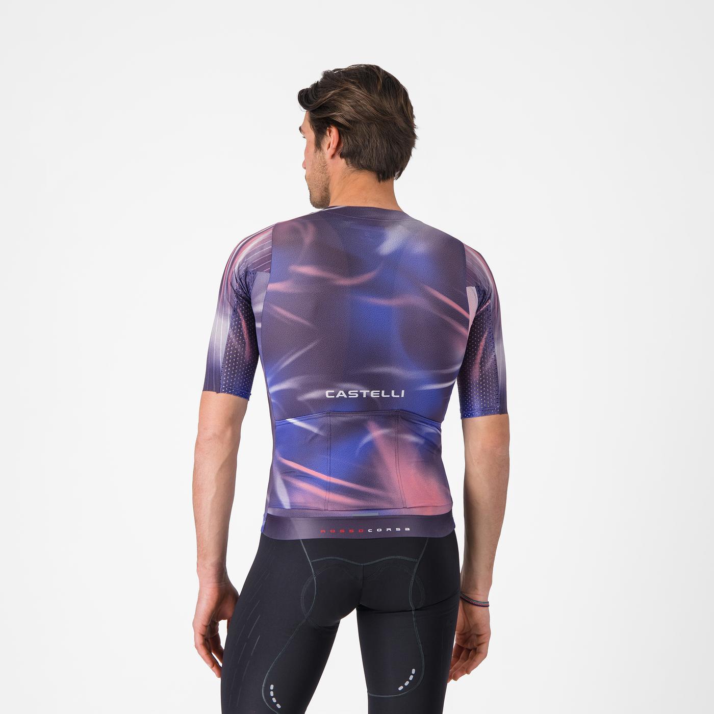 CASTELLI AERO RACE 8S Trikot Kurzarm Violett