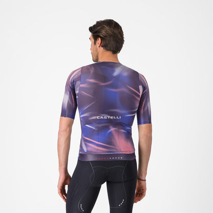 Maillot CASTELLI AERO RACE 8S Manches Courtes Violet