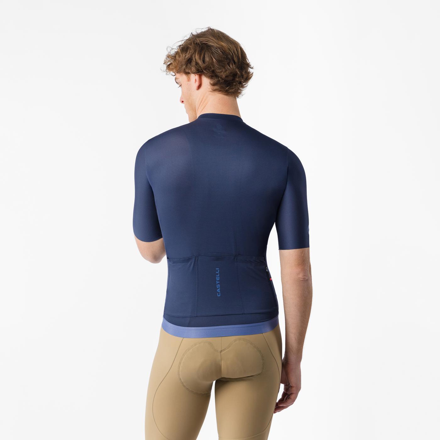 CASTELLI ESPRESSO 2 Trikot Kurzarm Blau