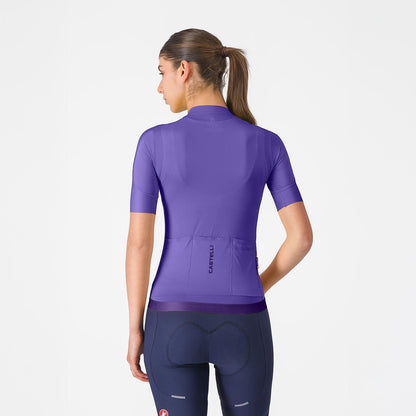 Trikot CASTELLI ESPRESSO 2 Damen Kurzarm Violett