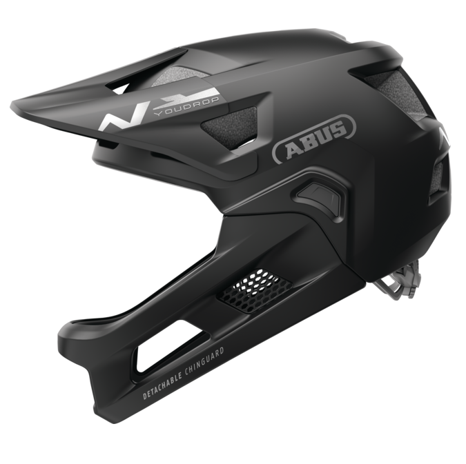 MTB-Helm ABUS YOUDROP FF Junior Muted Schwarz