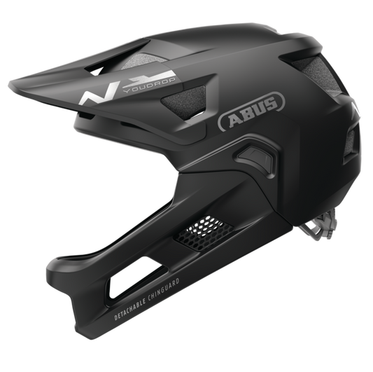 MTB-Helm ABUS YOUDROP FF Junior Muted Schwarz