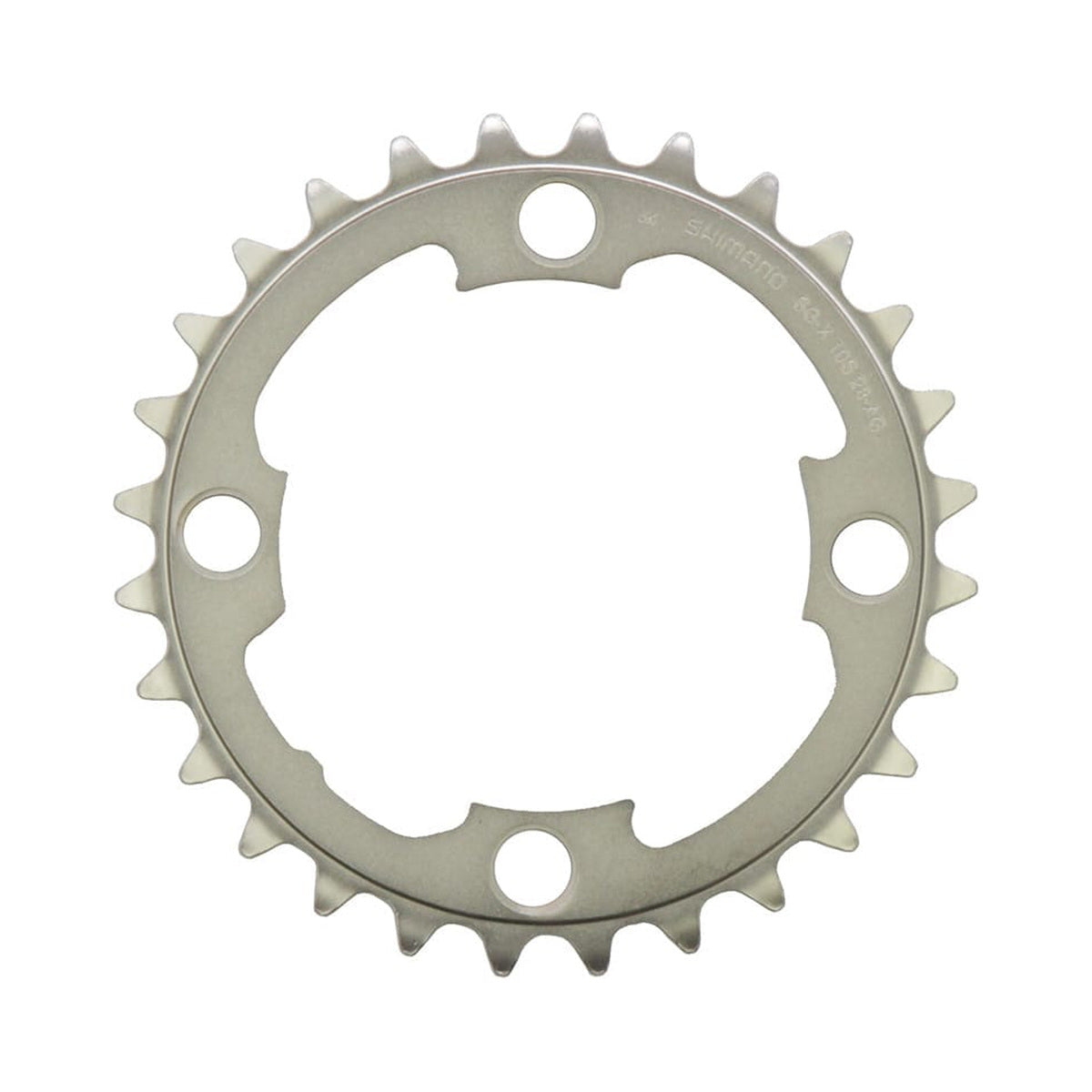 Plateau Intérieur SHIMANO XTR M985 10V 4 Trous 88mm — vue du plateau sur fond blanc