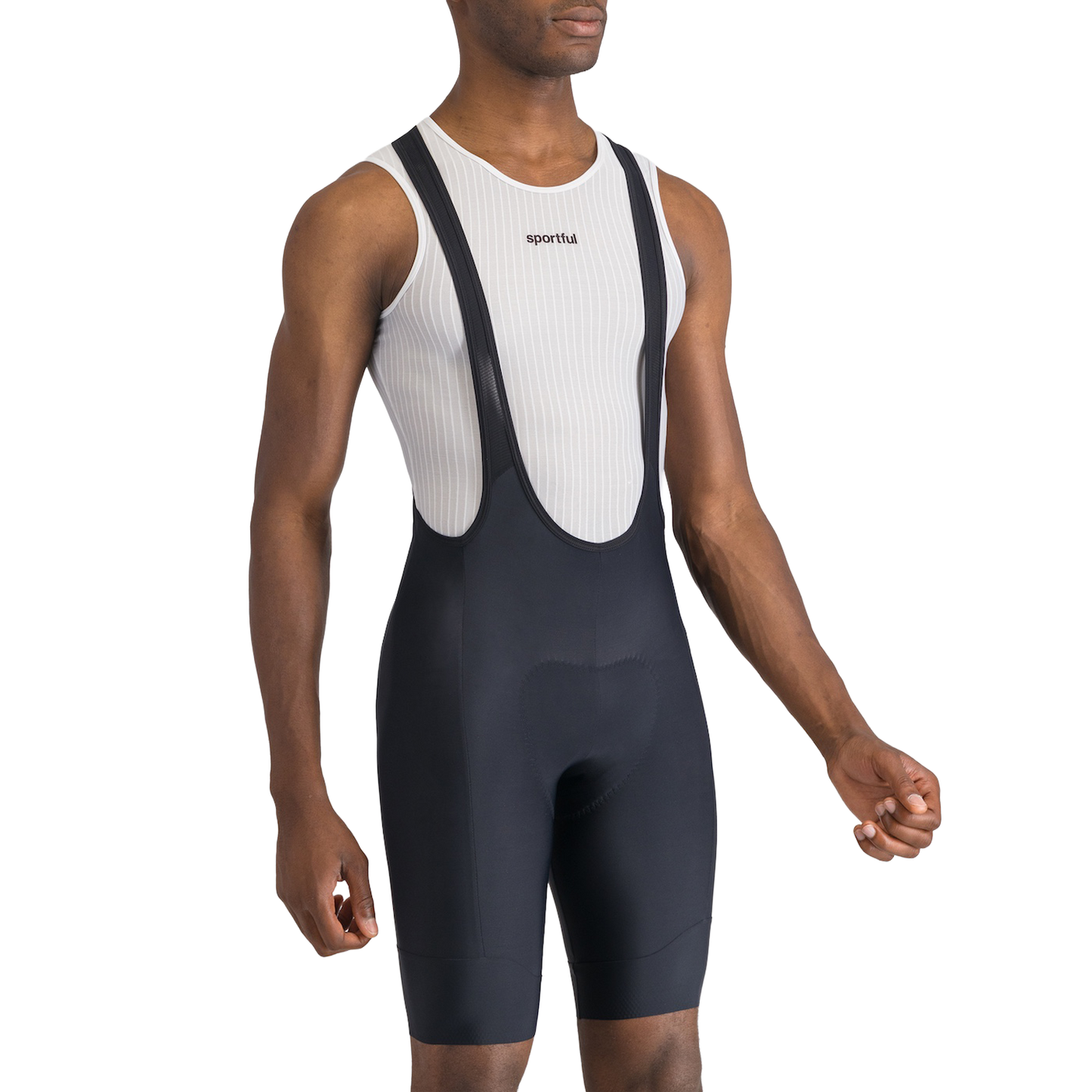 SPORTFUL PULSE Kurze Trägerhose Schwarz