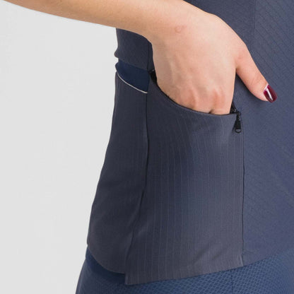 Maillot SPORTFUL HYPEREPIC Manches Courtes Femme Bleu