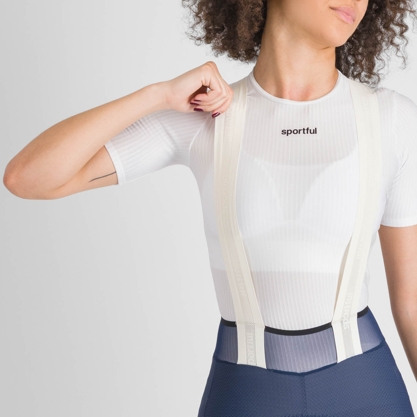 SPORTFUL HYPEREPIC Damen Kurze Trägerhose Blau