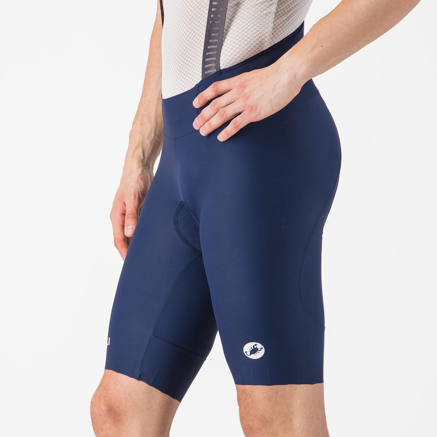CASTELLI ESPRESSO 2 Kurze Trägerhose Blau