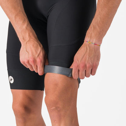 Kurze Trägerhose CASTELLI ENDURANCE 4 Schwarz
