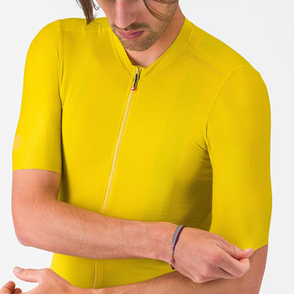 Maillot CASTELLI ESPRESSO 2 Manches Courtes Jaune