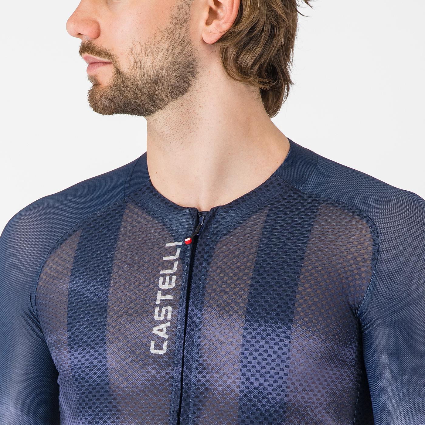 Trikot CASTELLI CLIMBER'S A/C Kurzarm Blau 2026